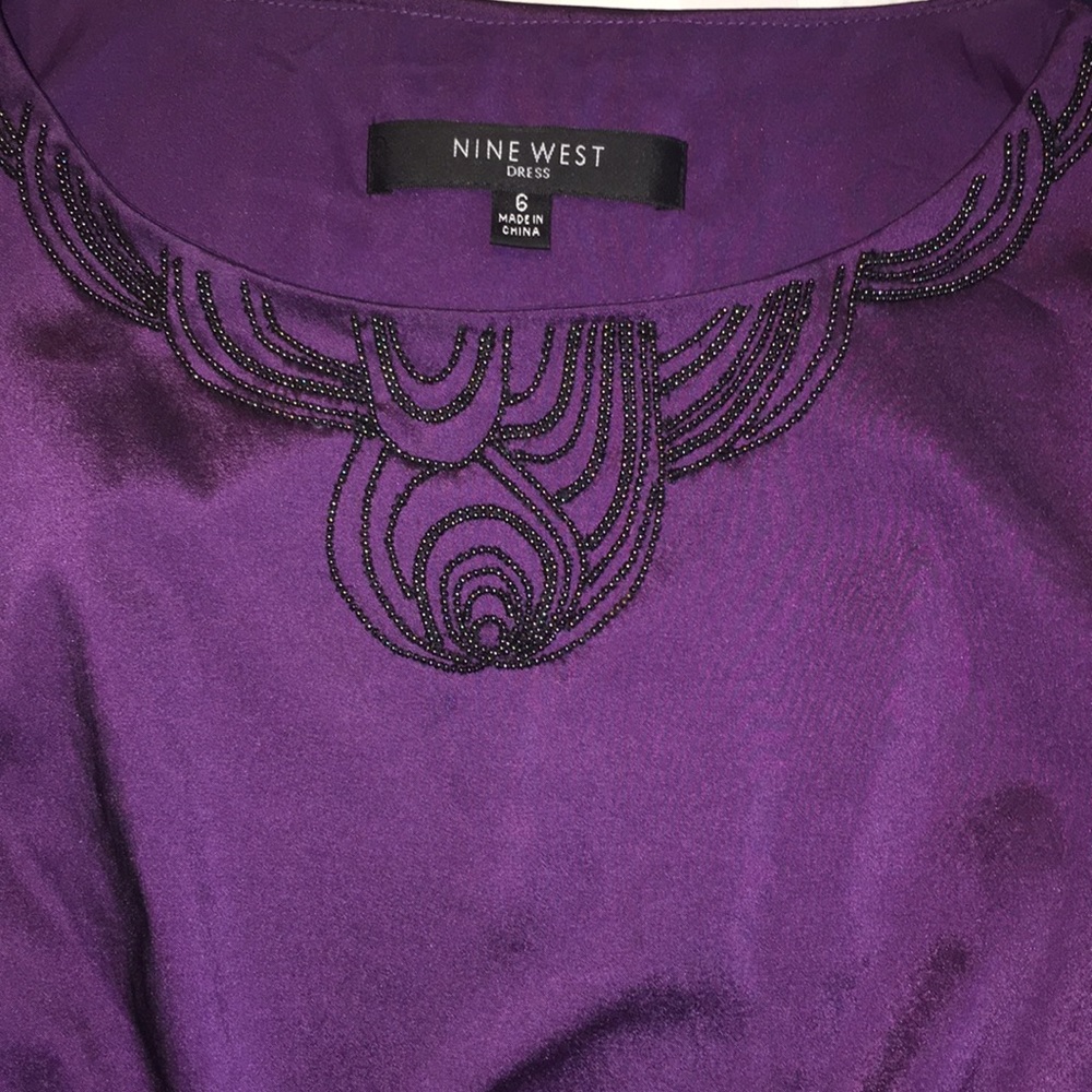 Nine West Cocktail Dress Plum